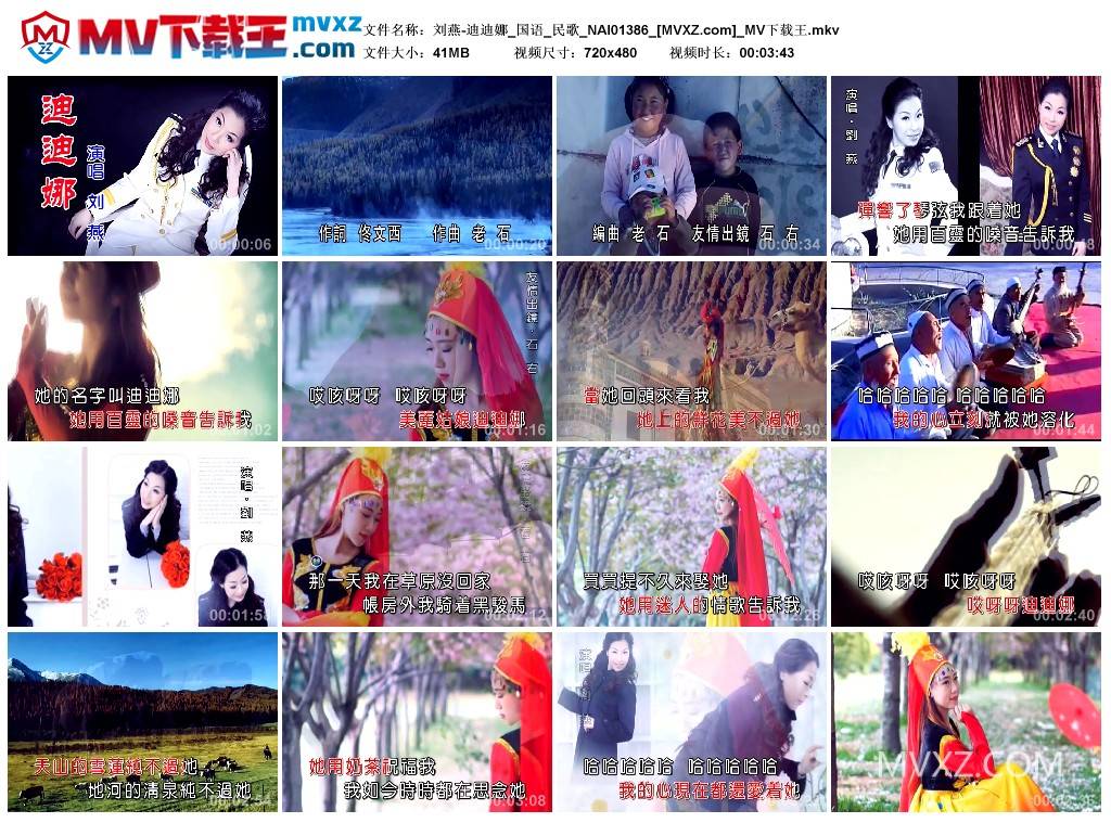 刘燕-迪迪娜_国语_民歌_NAI01386